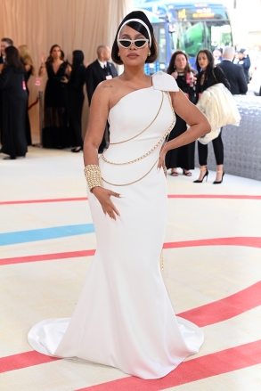 La La Anthony The Metropolitan Museum of Art's Costume Institute Benefit, celebrating the opening of the exhibition Karl Lagerfeld: A Line of Beauty, Arrivals, New York, USA - 01 May 2023